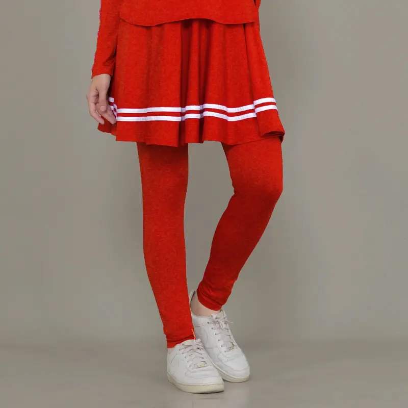 Legging Rok Olahraga Stripe Wanita Skirt Sport Jogging Renang Sepeda Lari Zumba Senam Aerobik Outdoor Celana Yoga 4