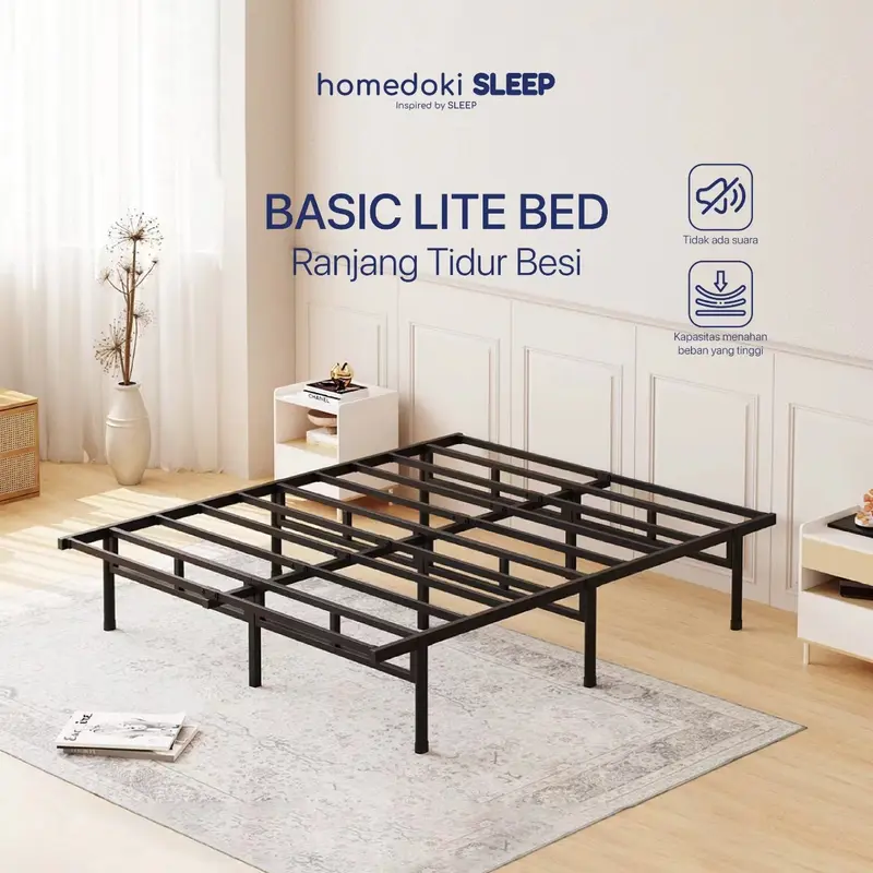 Homedoki BASICLITEBED  Series/ Tatakan Divan Tempat Tidur / Yelena Ranjang Tidur / Dipan Tempat Tidur 0