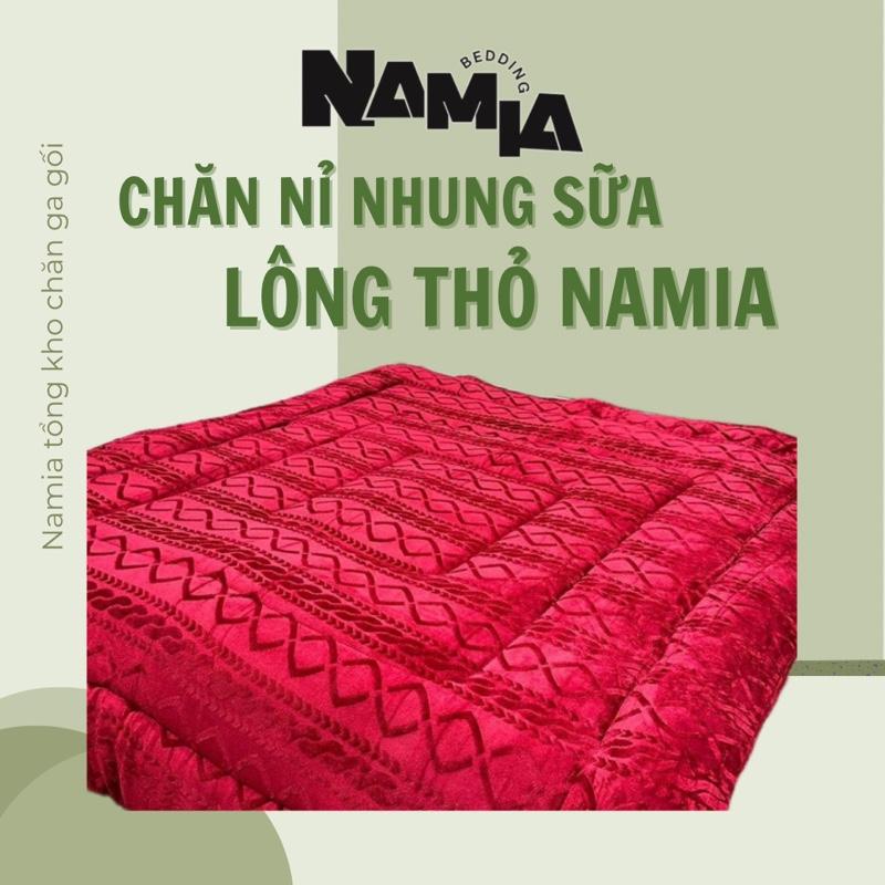 BẢN ĐỘC QUYỀN Chăn nỉ nhung sữa lông thỏ NAMIA BEDDING phiên bản cao cấp,sang trọng quý phái. Chăn đông dày ấm mềm mịn