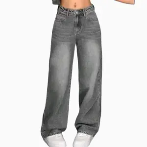 UNISEX Celana Losee Pants Baggy Jeans Retro - Celana Jeans Wanita Oversize Gombrong Retro Loose Korean Style