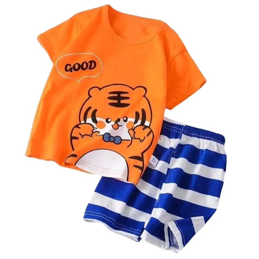 baju bayi laki laki 0 6 12 bulan Karakter Dino Lucu set Katun Parsel