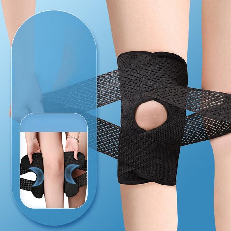 Prevent  Breathable Fitness Running Spring Supports Climbing  Sports  Knee Brace Strap Knee Pads Suitable For Basketball 1