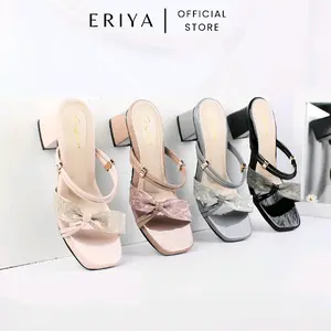 Eriya-Agnes heels wanita hak 5cm premium pesta High Shoes Sandal Ringan Sandals & Flip Flops