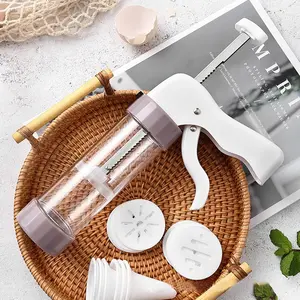 Cetakan Kue Kering Semprit 19 motif Cetakan Cookies Press Set Semprit / Biscuit pump set / Alat Cetak Biskuit Biscuit Maker Cookie Press / Alat Cetak Kue Kering Cake Mold Gun 19 model