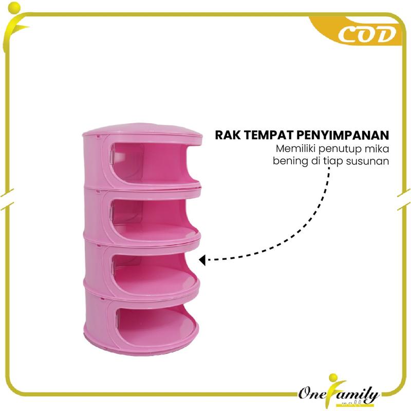 [COD] OFM C418 Tudung Saji Susun Penutup Makanan Anti Debu 3