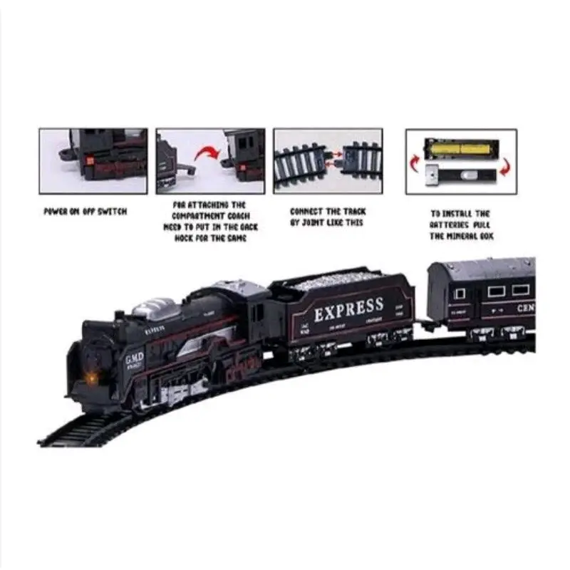 PROMO RAMADAN Kereta api Thomas & ka rail king mainan edukasi anak anak Hadiah Asli