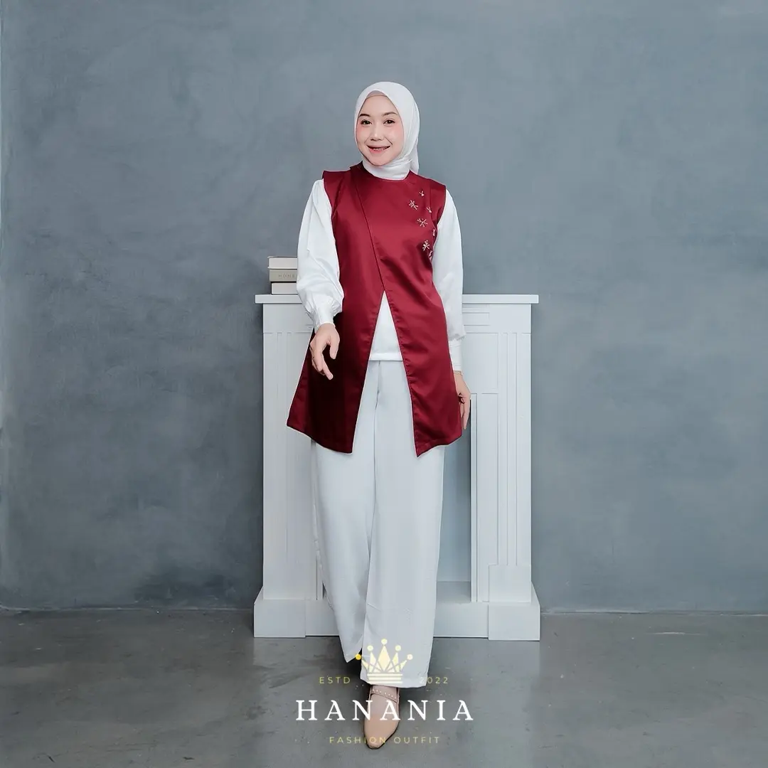 Ayura vest premium collect - vest wanita / korean style / kondangan / ootd berhijab / wanita casual