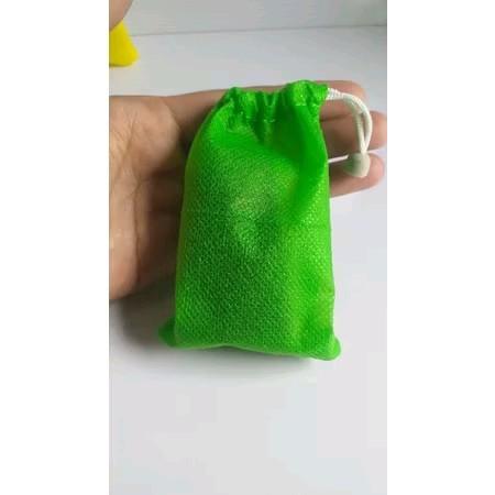 100 Pcs Kantong/Pouch Parfum Ukuran 6x10cm dengan Model Tali Talikur Putih 1