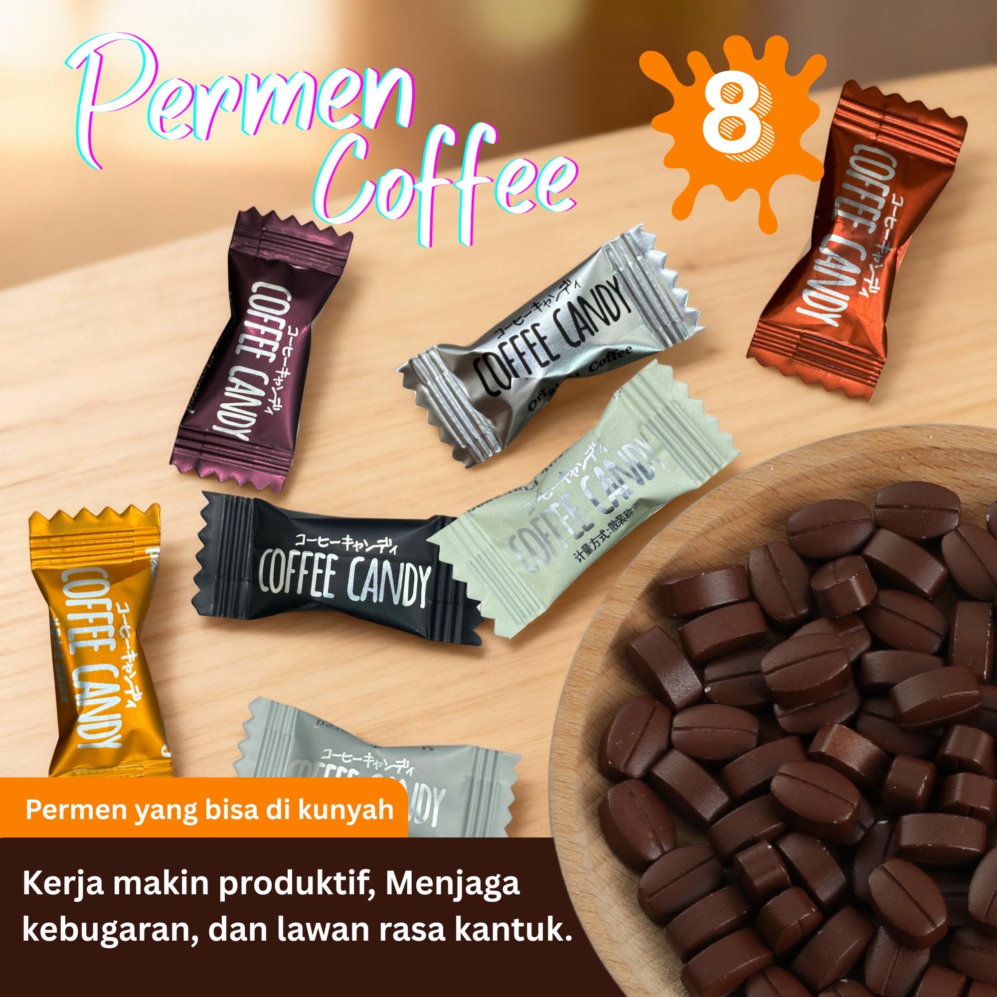 Permen Coffee Candy 8 Rasa Pilihan Biji Coffee Original Black Coffee Oatmilk Late Coconut Milk Mocha Vanilla Latte Hazelnut Cocok Untuk Kerja Dan Meningkatkan Produktivitas