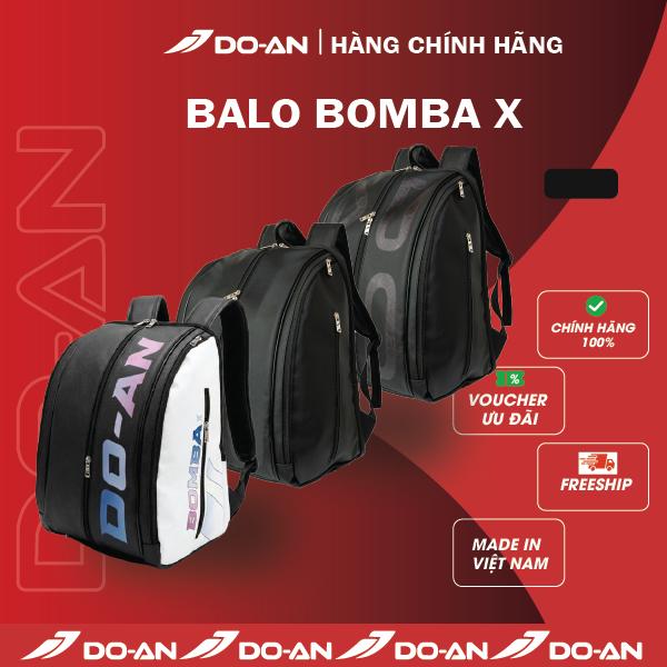 Balo Pickleball BOMBA X DO-AN chống nước, có ngăn giày riêng, nhiều ngăn tiện dụng-BAG-BX