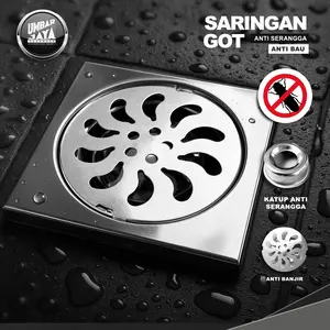 Saringan Got Kamar Mandi Bahan Stainless,Saringan Saluran Pembuangan Air Kamar Mandi