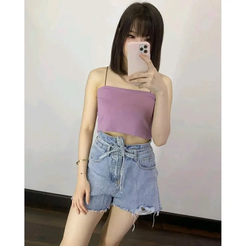SKD SRI TANKTOP TUBE CROP TOP Wanita 2