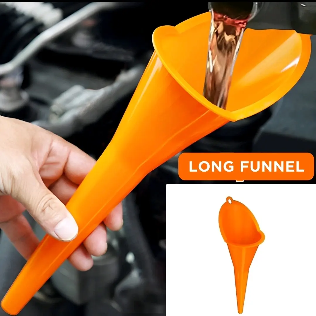 Carzkool Nozzle Corong Air, Minyak , Oli, Bensin Long mouth Funnel
