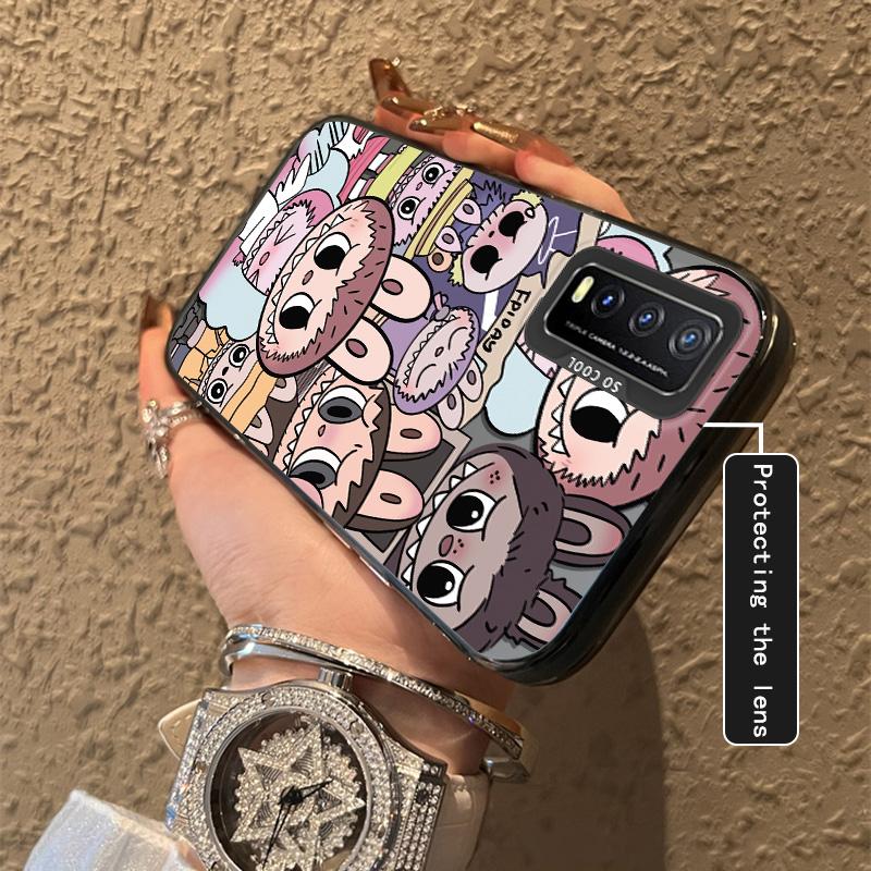 Casing Hp for VIVO Y20 Y20A Y11S Y12S Y16A V2029 V2027 V2026 V2102 Casing buram Case lucu Casing berkualitas tinggi Cangkang terlaris Casing ponsel baru Cangkang akrilik Perumahan tahan benturan Casing HP kartun Tombol terpisah 8