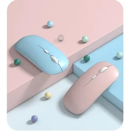 ONESOS Mouse Bluetooth 2.4G Silent Klik dengan Receiver USB untuk PC Laptop Dan Ponsel 7