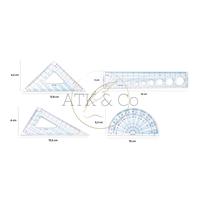 Gambar Penggaris Plastik 4 in 1 RL-PS6 Joyko - Ruler Set Matematika dari ATK & Co Kota Bandung 2 Tokopedia