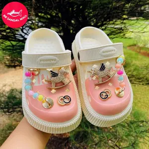 BB SANDAL MALL  Sandal Baim Anak Perempuan Sendal Anak Perempuan Gradien Warna Anak Aksesori Manik Pelangi Plus Unicorn