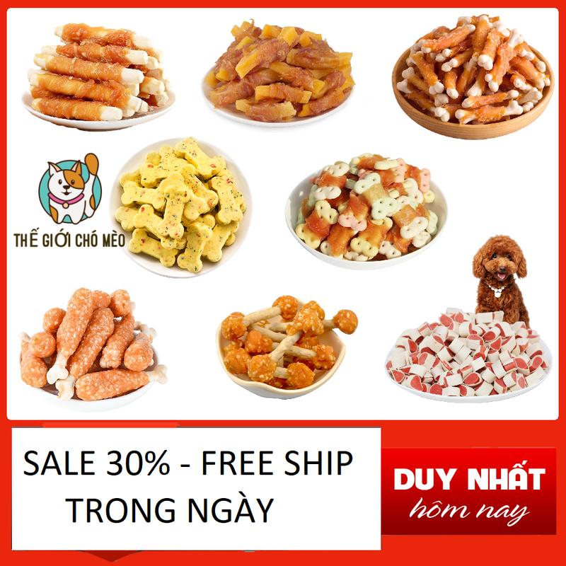 Bánh Thưởng Cho Chó Snack Ăn Vặt Huấn Luyện Pet Thức Ăn Vặt Cho Chó Mèo Thơm…