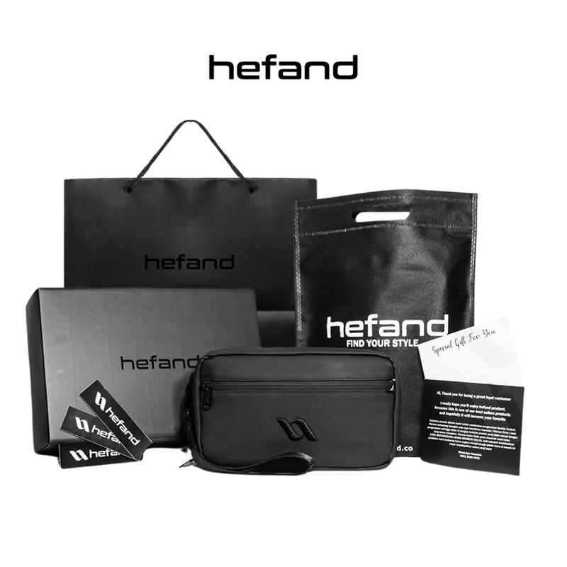 Hefand - Handbag Aero Exclusive Paperbag Tas Pria Waterproof Tas Selempang Pria Clutch Bag Tas Tangan (Incloud Paperbag) 0