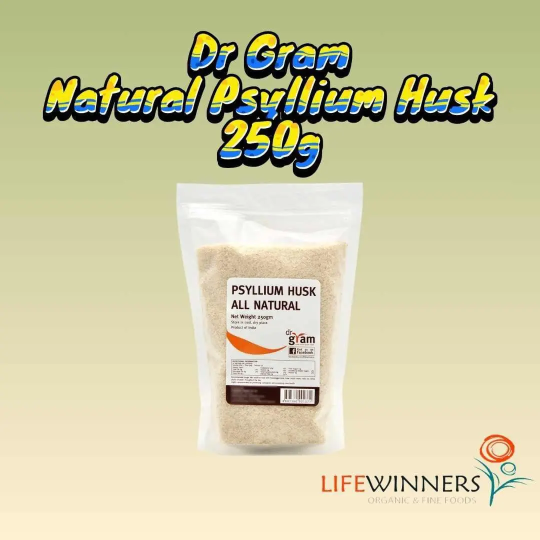 Dr Gram Control Blood Sugar Levels | Digestive Health | All Natural Psyllium Husk 250g Flavor Fiber