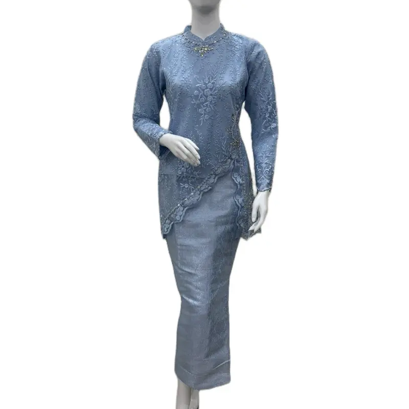 Kebaya ALMA  belah samping bahan tile spenggel 0