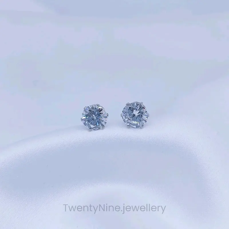 E-84399 ANTING WANITA PREMIUM TITANIUM/STAINLESS STEEL 316L (warna silver) 0