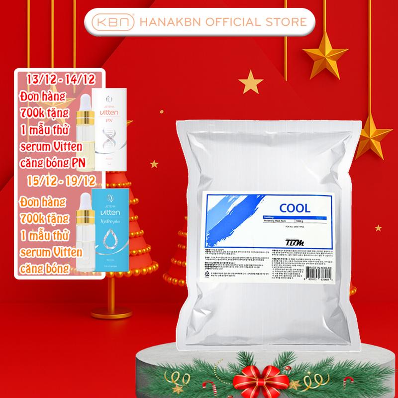   KHUYẾN MÃI  Bột Mặt Nạ Dẻo Cool Bạc Hà Làm Dịu Kiềm Dầu TBM Hàn Quốc 1kg 