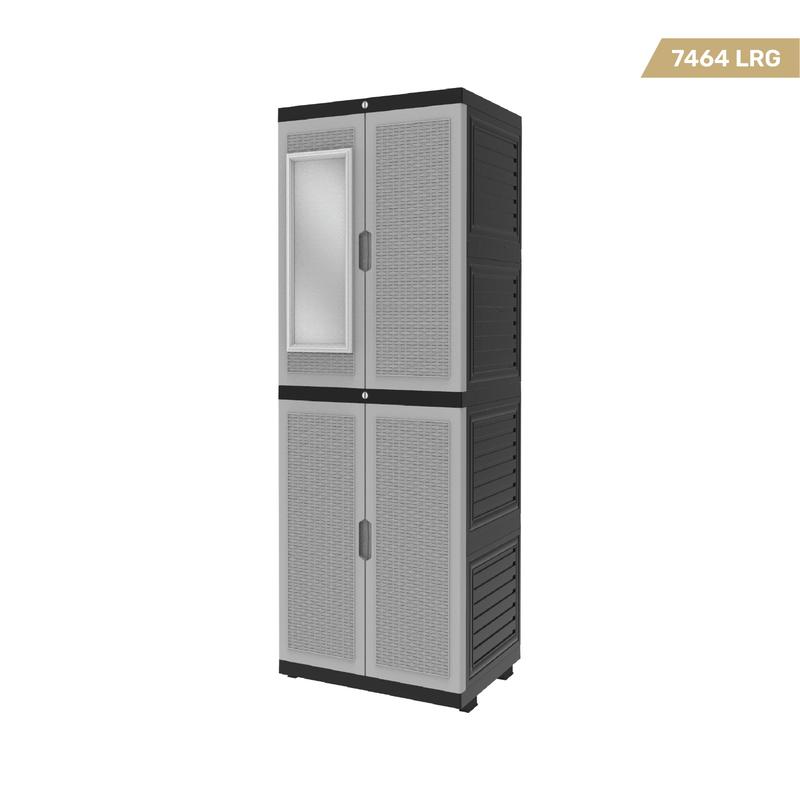 NAIBA - LEMARI NANDOS FIT LEMARI SUSUN LONG DOOR CABINET [NAIBOX] 7