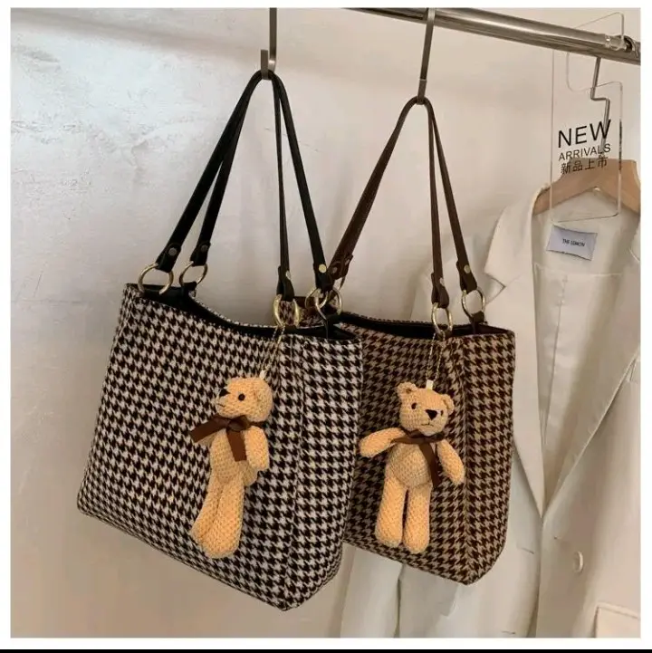 tas wanita neira motif Tote Bag Wanita Fashion Sling Bag Wanita Neira Motif Mikro (Tanpa Gantungan) Totebag