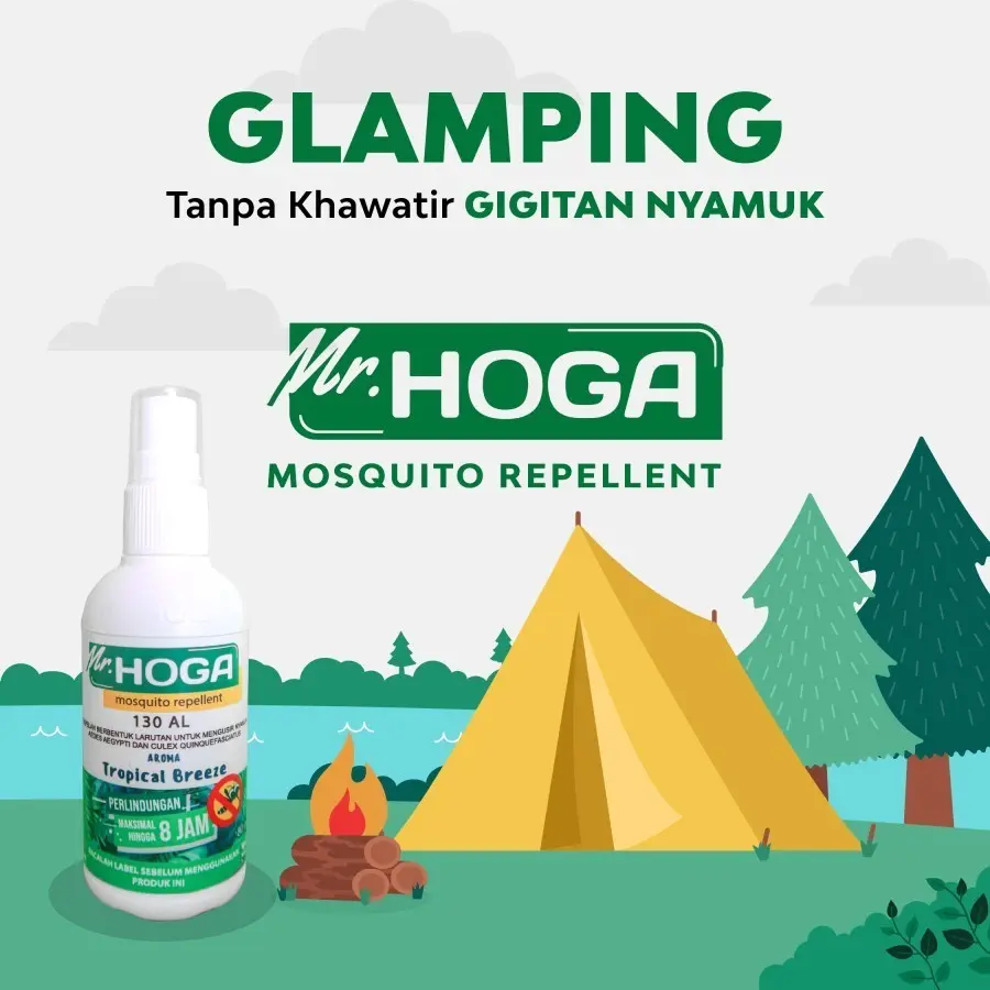 MR HOGA Spray Anti Nyamuk Mosquito Repellent Spray 80ml