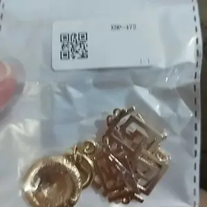 [Clouxe] Kalung Anting Gelang Cincin Emas Kepala Singa Berlian Desain Geometris Retro F281