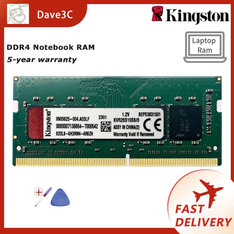 Memori Buku Nota, Kingston ddr4, Tersedia dalam 4gb, 8gb, 16gb, 3200mhz ...