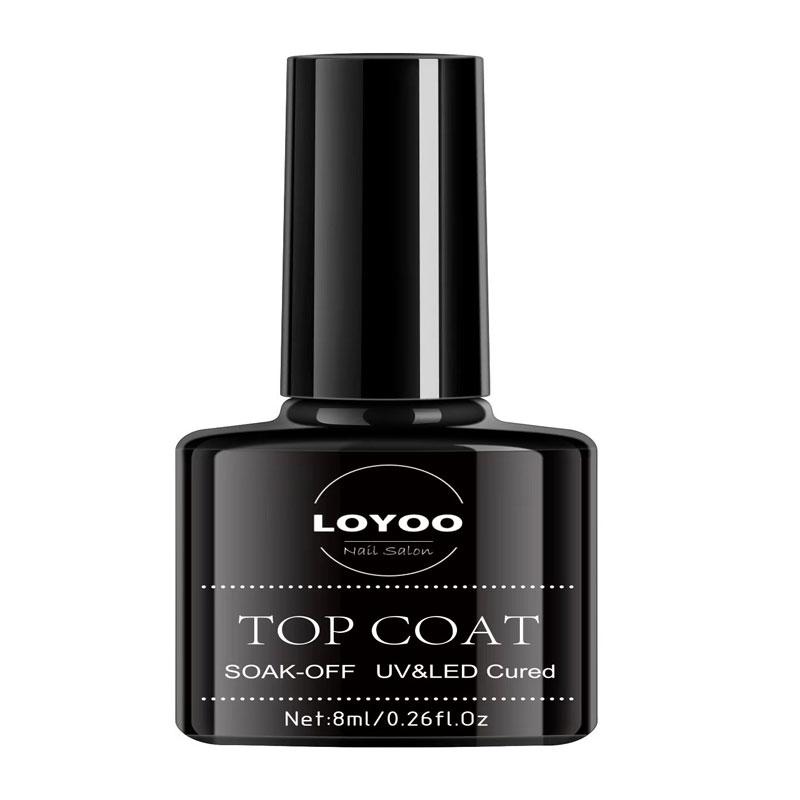 Product Introduction of LOYOO Base Coat Top Coat 8ML Gel Polish Matte Nail Gel Kuku Nail Art 11
