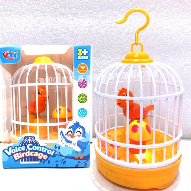 Product Introduction of Mainan Anak Burung Sangkar Voice Control Birdcage no FU 1138 3