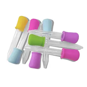 5Pcs Dropper Medicine Feeder Child Medicine Device Silicone Pipette Liquid Food Dropper Infant Utensils pipetas ni�os