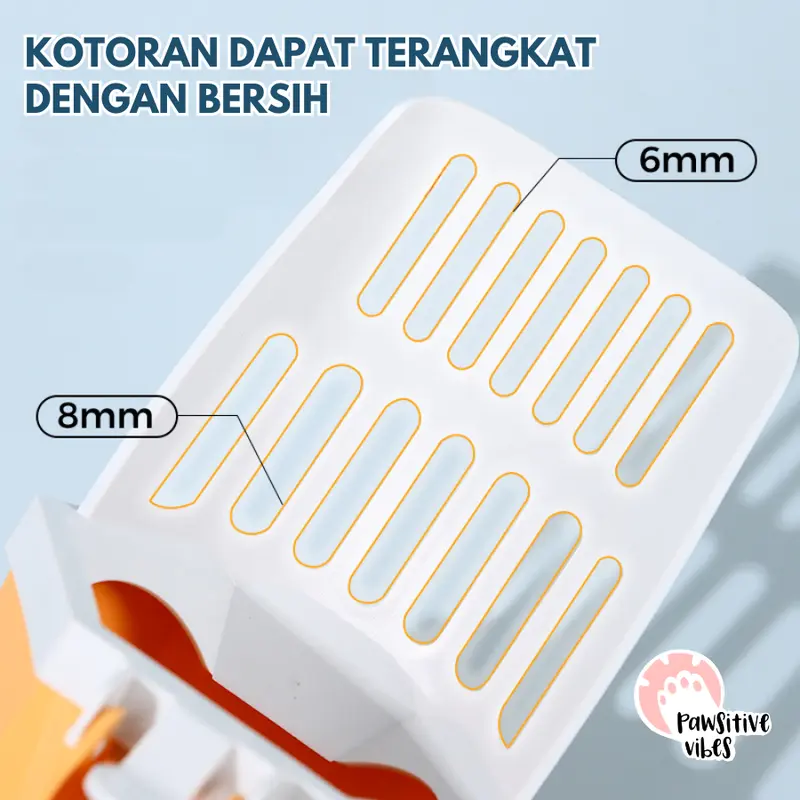 Sekop Litter Box Kucing Serokan Pasir Poop Pet Cat Scoop Bonus Dispenser Kantong Plastik/ Kantong Kantong Kotoran/Sekop Litter Box Kucing Serokan Pasir Poop Pet Cat Scoop Bonus Dispenser Kantong Plastik 2