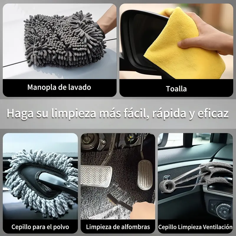 Kit De Limpieza De Coche Con Cepillo Eléctrico De 23 Piezas - Foto 7