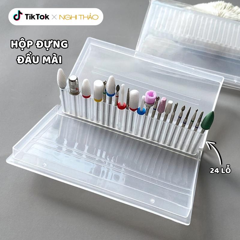 Hộp đựng đầu mài NGHI THẢO 24 lỗ