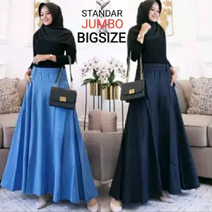 ROK PAYUNG JEANS JUMBO / ROK JEANS SUPER JUMBO