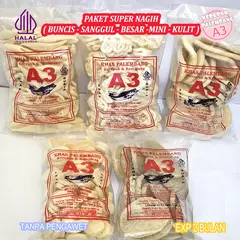 PAKET KERUPUK 5 BUNGKUS SUPER NAGIH A3 PALEMBANG