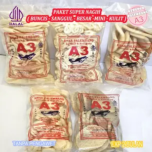 PAKET KERUPUK 5 BUNGKUS SUPER NAGIH A3 PALEMBANG
