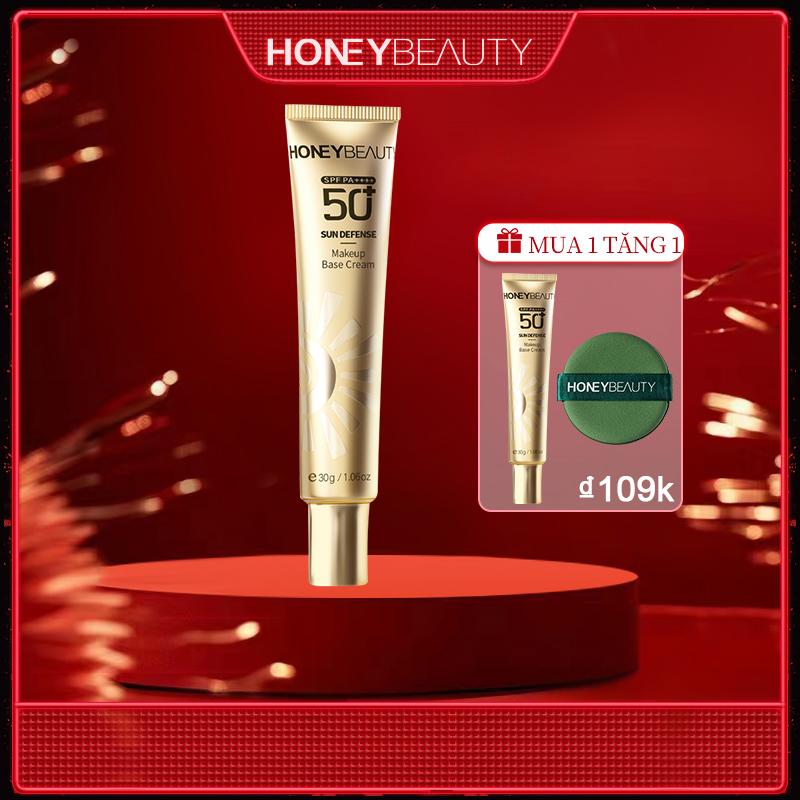 [COD] Kem cách ly HONEY BEAUTY Kem lót chống nắng năng lượng cao có khả năng chống tia UV SPF 50, mọi loại da, tăng cường độ sáng cho da 30ML Cosmetic Trang Điểm