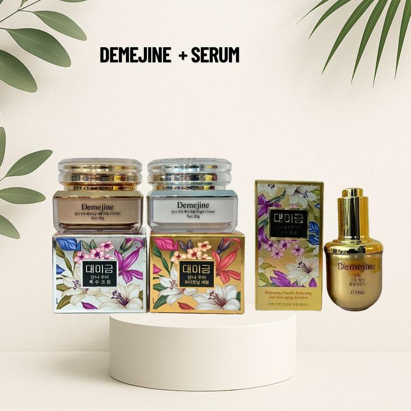 Cặp Kem Demejine Hàn Quốc Ngày Đêm Kèm Serum