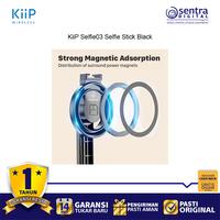 Gambar KiiP Wireless Selfie Stick Bluetooth Tripod Magnetic Magsafe For Handphone 104cm Selfie03 Black dari Sentra Digital Kota Surabaya 5 Tokopedia