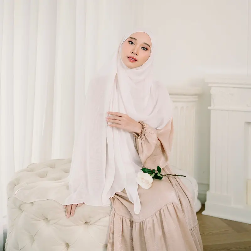 VELOSE - Fleur Pashmina Modal Bamboo x @nasariastri Soft Muslim 0