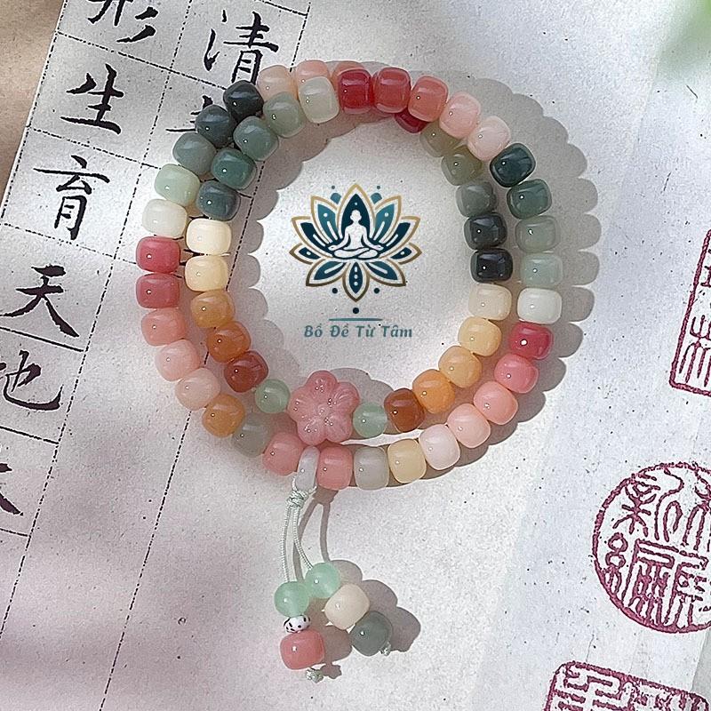 Liên Hoa Sắc Vòng Tay Hạt Bồ Đề Ngũ Sắc – Bình An Từ Tâm Năng Lượng Ngũ Hành | Bồ Đề Từ Tâm