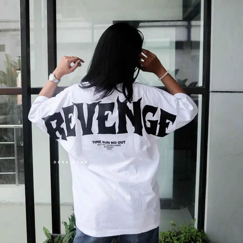 DBRK TSHIRT OVERSIZED REVENGE WHITE DBRK RVNG 0