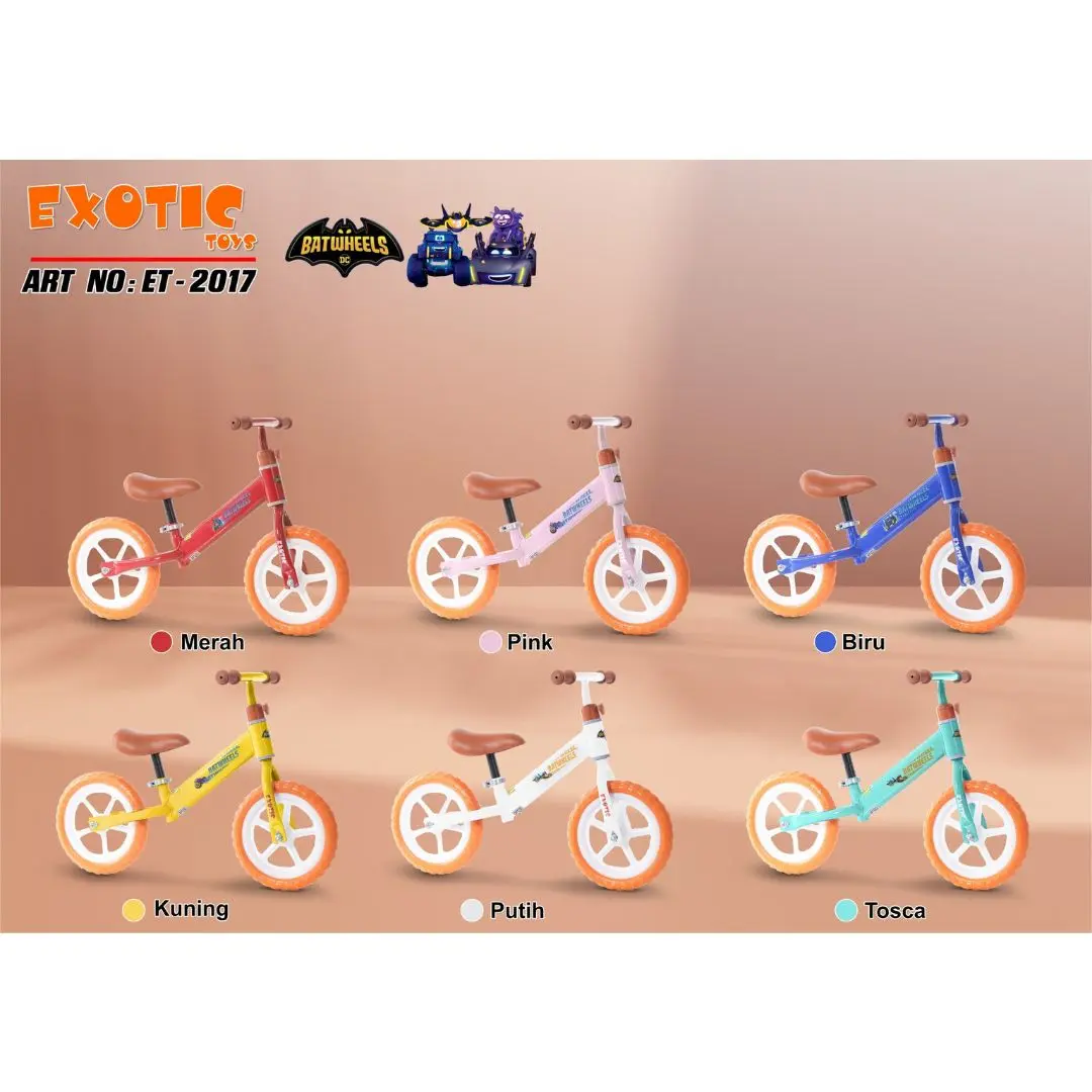 Pushbike Push Balance Bike Ride on Sepeda anak Exotic ET 2011 / ET 2017 murah