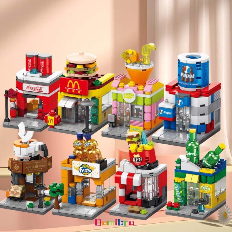 Product Introduction of Mainan Balok  Mini Toko sudut McDonald's 3D Puzzle Susun Edukasi Mainan Mainan Anak 28