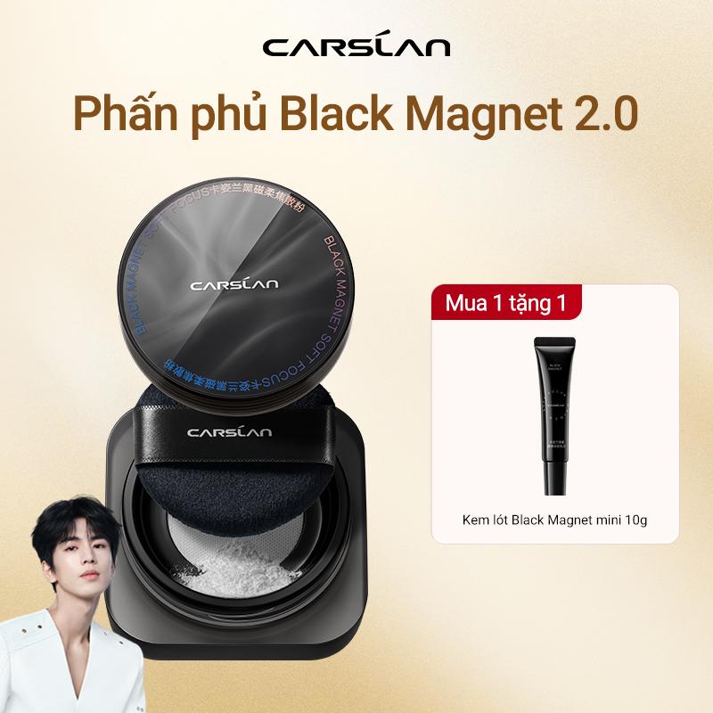 Phấn phủ Black Magnet Carslan Phiên Bản Mới 2.0 Kiềm Dầu Và Lành Tính Với Da 8g